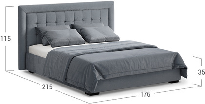 Кровать двуспальная MOON 1002а